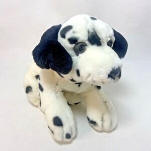 FAO Swartz Fifth Avenue Realistic Dalmation Stuffed Animal Plush Dog 9" Puppy